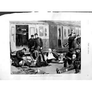    1887 Sham Railway Accident Waterloo Ambulance Train