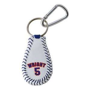  New York Mets Keychain   David Wright Classic Baseball 