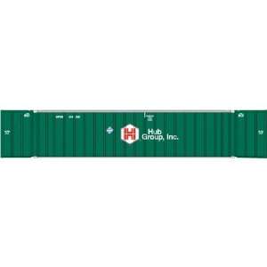    HO RTR 53 Stoughton Container, Hub Group/Grn (3) Toys & Games
