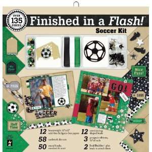  Finished In A Flash Page Kit 12X12 Soccer   631610 