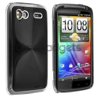   Hard Skin Case+Privacy Screen Protector for HTC Sensation 4G XE