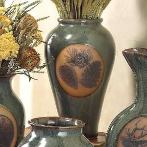 Pinecone Pottery Slender Vase