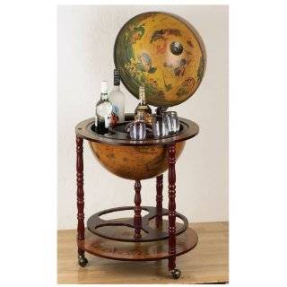  Sixteenth Century Italian Replica Old World Globe Bar 