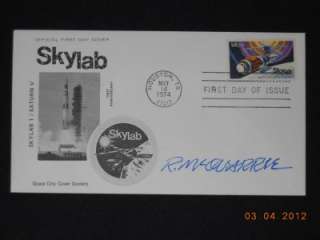 RALPH MCQUARRIE (d. 3/3/12) HAND SIGNED FDC Skylab 1974 illustrator 