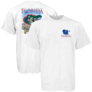  Florida Gators White Sportsman T shirt