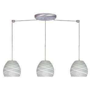   Light Pendant with Cocoon Glass from the Bolla Collection 3QB 412260