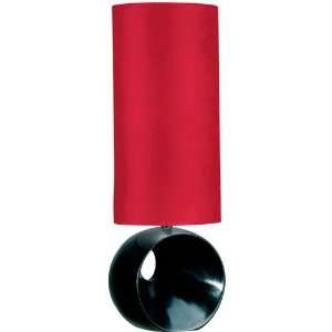  Home Decorators Collection Marlene Table Lamp Red Fabric 