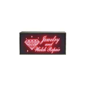 Jewelry Watch Repair Simulated Neon Sign 12 x 27