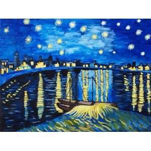   STARRY NIGHT ON THE RHONE Acrylic Kit 12x16 Arts, Crafts & Sewing