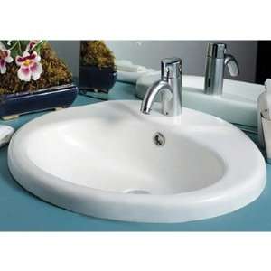  Whitehaus Collection SLY59 China Drop in Sly Oval Bath 
