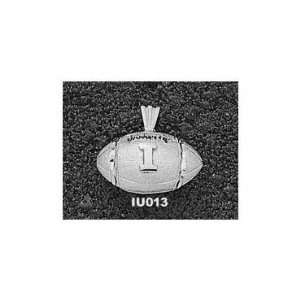  Indiana Hoosiers Solid Sterling Silver I Football 