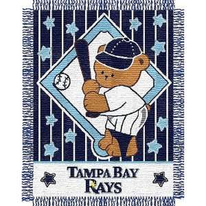  Tampa Bay Devil Rays MLB Triple Woven Jacquard Throw (044 