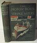 rare 1909 THE MOTOR BOYS IN STRANGE WATERS FLOATING FOREST by 