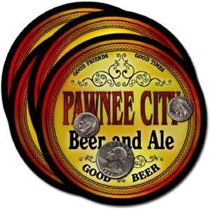  Pawnee City, NE Beer & Ale Coasters   4pk 