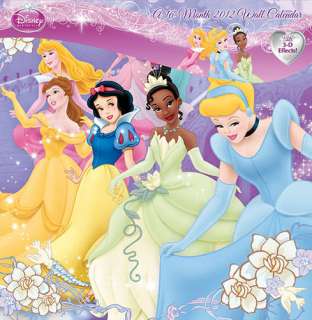 Disney Princess 3D 2012 Wall Calendar 1438811942  