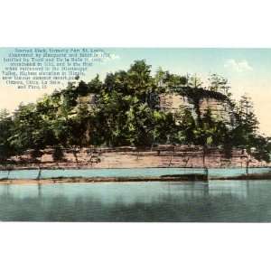   1910 Vintage Postcard   Starved Rock   Utica Illinois 