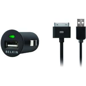  Belkin F8Z446 Micro Auto Charger With Usb Sync Cable For 