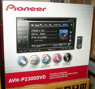 PIONEER AVH P2300DVD 5.8 TOUCHSCREEN MONITOR DVD RECEIVER NEW 