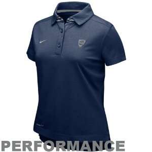  Nike Georgetown Hoyas Ladies Navy Blue As If Performance Polo 