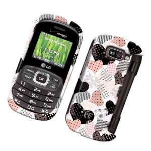   LG Vn530 Octane Snap on Cell Phone Case + Microfiber Bag Electronics