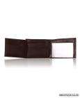   are viewing a UMO LORENZO ITALY Brown Leather Bifold Mens Wallet