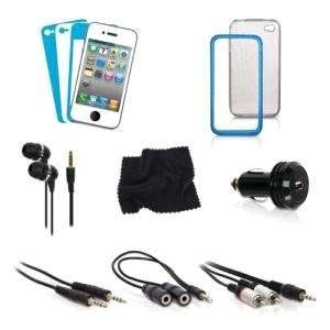  NEW 12pc Accessory Kit iPhone 4 (Cell Phones & PDAs 