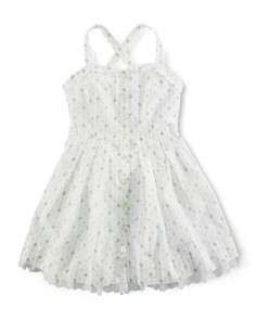 Ralph Lauren Childrenswear Girls Floral Print Dress   Sizes 7 16