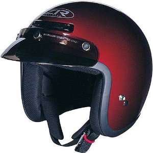 Z1R Solid Adult Jimmy Harley Motorcycle Helmet   Wine / X 