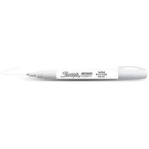  Sharpie Paint Marker Pen Water Base Fine Point, White Box 
