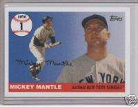 2006 Topps Mickey Mantle HR #1 Card  
