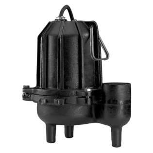   Water Systems 3/4 HP Manual Operation Cast Iron Heavy Duty Sewage Pump