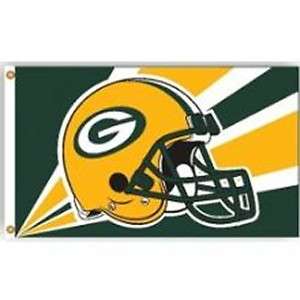Green Bay Packers Flag Helmet Design 3 x 5 Greenbay NEW  