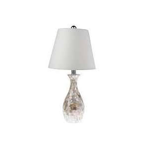  Kenneth Brown 18 Mother of Pearl Table Lamp with Shade 