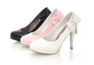 2012 womens vogue tie pumps Pendants high heel shoes #07  