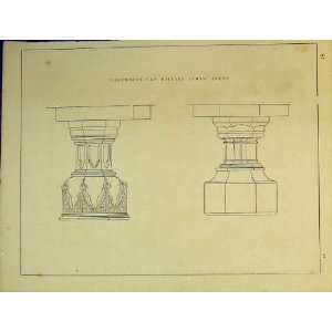    C1899 Architectural Design English Decorated Fonts