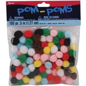  Darice 10174 11 Pom Poms .5 Inch (6 pack)