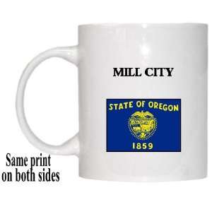    US State Flag   MILL CITY, Oregon (OR) Mug 