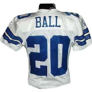  Alan Ball #20 Cowboys Game Issued White Jersey (Tagged 