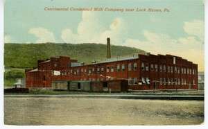 Lock Haven, PA   Continental Condensed Milk Company  