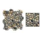 Stratastones Dark Ocean Pebble Tiles   Set of 10   Dark Ocean   12H x 