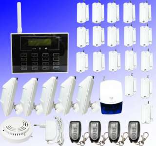 GSM TOUCH KEYPAD/LCD WIRELESS SECURITY ALARM SYSTEM 6B  