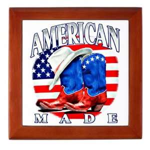   Mahogany American Made Country Cowboy Boots and Hat 