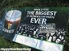   Patricks Day Party banner beer bar Pub sign Irish Stout Ireland harp