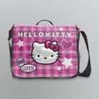 Hello Kitty Plaid Nylon Messenger Bag