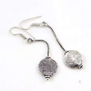    french touch loops Kilimanjaro antique silver plated. Jewelry