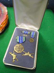 US.Army Military Achievement MEDALS & RIBBONS w/Case  