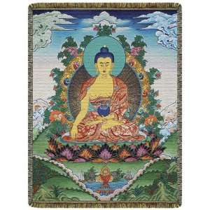 Shakyamuni Buddhist Tapestry Throw Blanket 