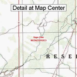  USGS Topographic Quadrangle Map   Vaya Chin, Arizona 