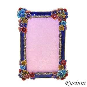 Brand New RUCINNI Swarovski Crystal Picture Frame  