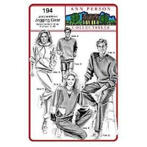  Stretch & Sew Ladies & Mens Jogging Gear Pattern By The 